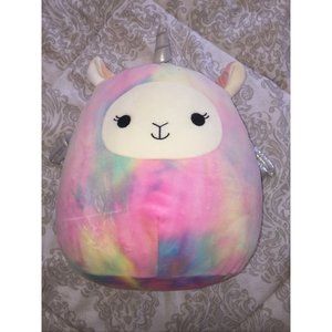 SQUISHMALLOW LUCY MAY Llamacorn Llama Unicorn 12 In Plush PILLOW Tie dye Easter